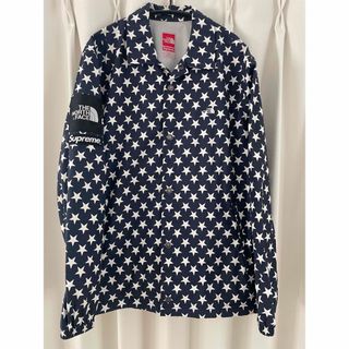 シュプリーム(Supreme)のSupreme 15ss Packable Coaches Jacket 紺 星(ナイロンジャケット)