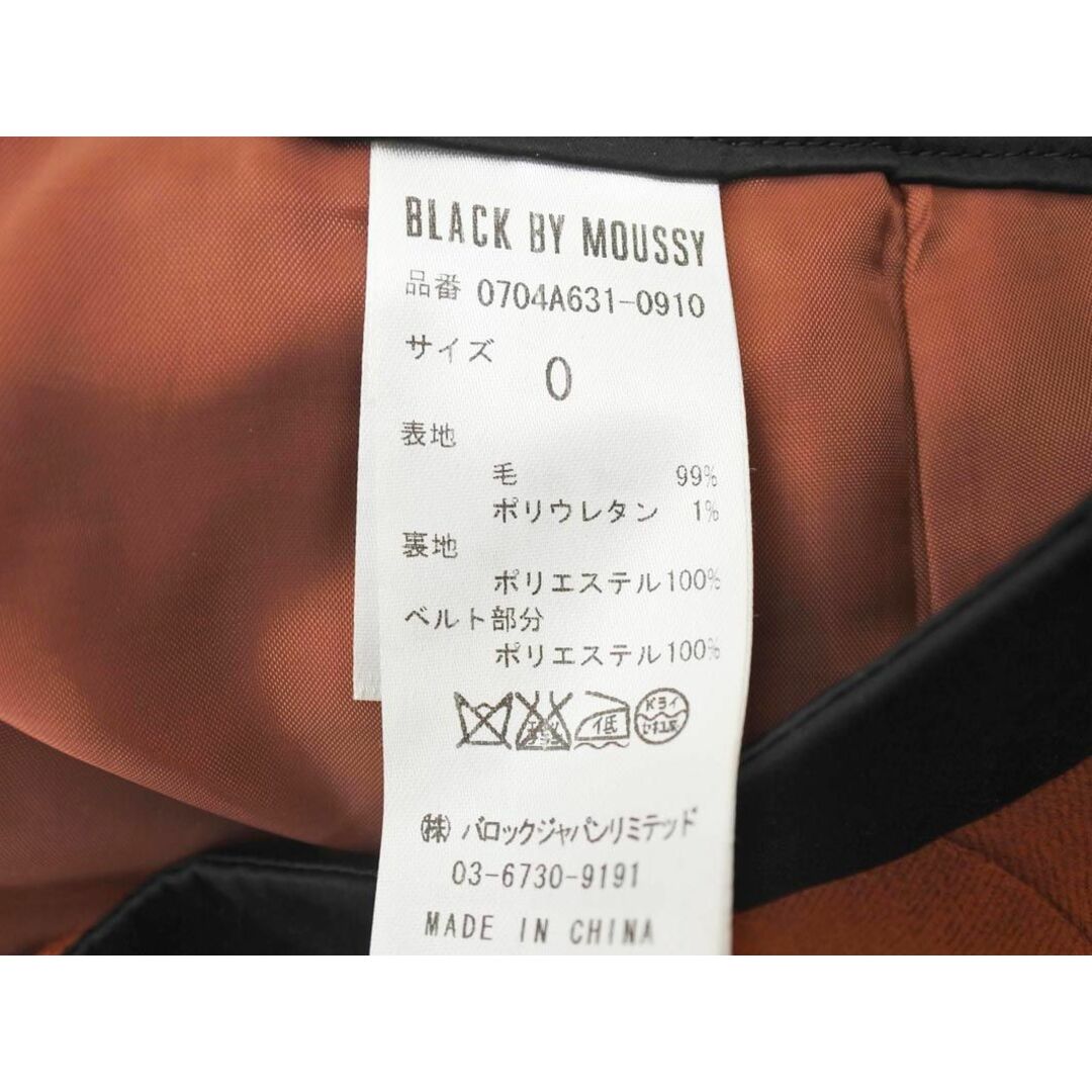 moussy(マウジー)のBLACK BY MOUSSY ブラックバイマウジー ウール混 ショート パンツ size0/テラコッタ ◇■ レディース レディースのパンツ(ショートパンツ)の商品写真