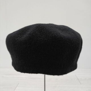ルードギャラリー(RUDE GALLERY)のRUDE GALLERY BLACK REBEL ウールベレー 帽子 ベレー帽 ブラック メンズ ルードギャラリーブラックレーベル【中古】4-0202T◎(ハンチング/ベレー帽)