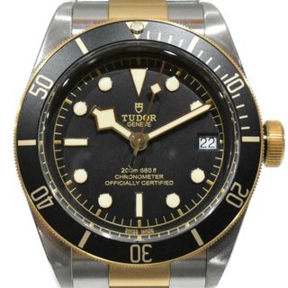 チュードル(Tudor)の【箱・ギャラあり】TUDOR チューダー　チュードル
ヘリテージブラックベイ　S＆G　79733N　Q302***ステンレススチール×イエローゴールドメッキ コンビモデル　自動巻き 　腕時計　2021年購入　メンズ　【中古】松山久万ノ台店(腕時計(アナログ))