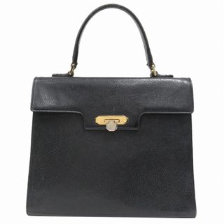 ヴァレンティノガラヴァーニ(valentino garavani)のヴァレンティノ ガラヴァーニ レザー ハンド バッグ ゴールド金具 ヴィンテージ(ハンドバッグ)