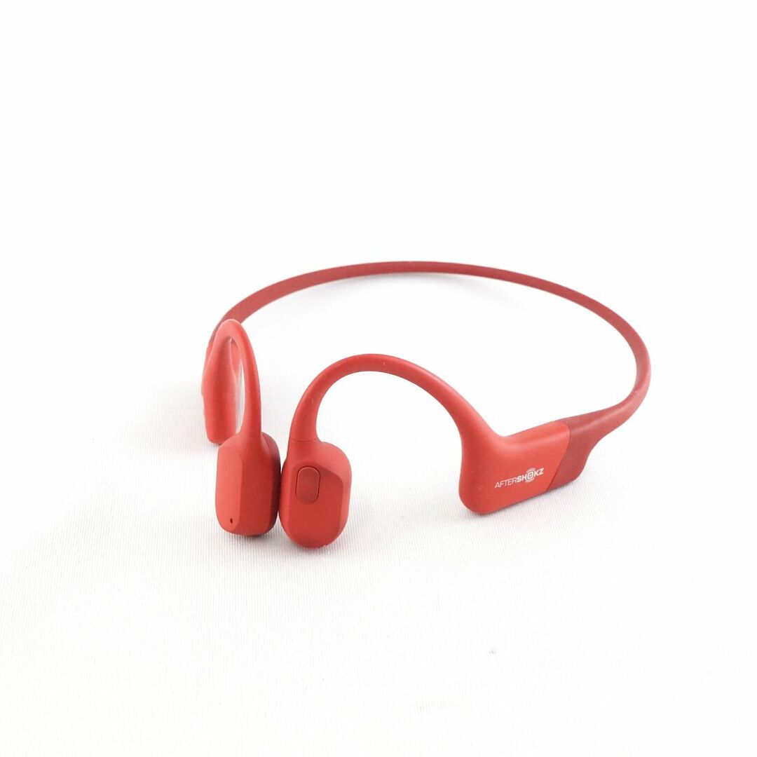 AFTERSHOKZ(アフターショックス)のAfterShokz Aeropex 骨伝導イヤホン USED美品 AFT-EP-000014 ソーラーレッド AS800 防塵 防水 IP67 マイク 耳を塞がない 完動品 S V0079 スマホ/家電/カメラのオーディオ機器(ヘッドフォン/イヤフォン)の商品写真