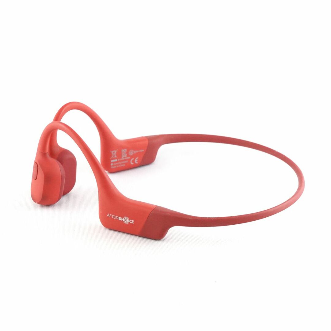 AFTERSHOKZ(アフターショックス)のAfterShokz Aeropex 骨伝導イヤホン USED美品 AFT-EP-000014 ソーラーレッド AS800 防塵 防水 IP67 マイク 耳を塞がない 完動品 S V0079 スマホ/家電/カメラのオーディオ機器(ヘッドフォン/イヤフォン)の商品写真