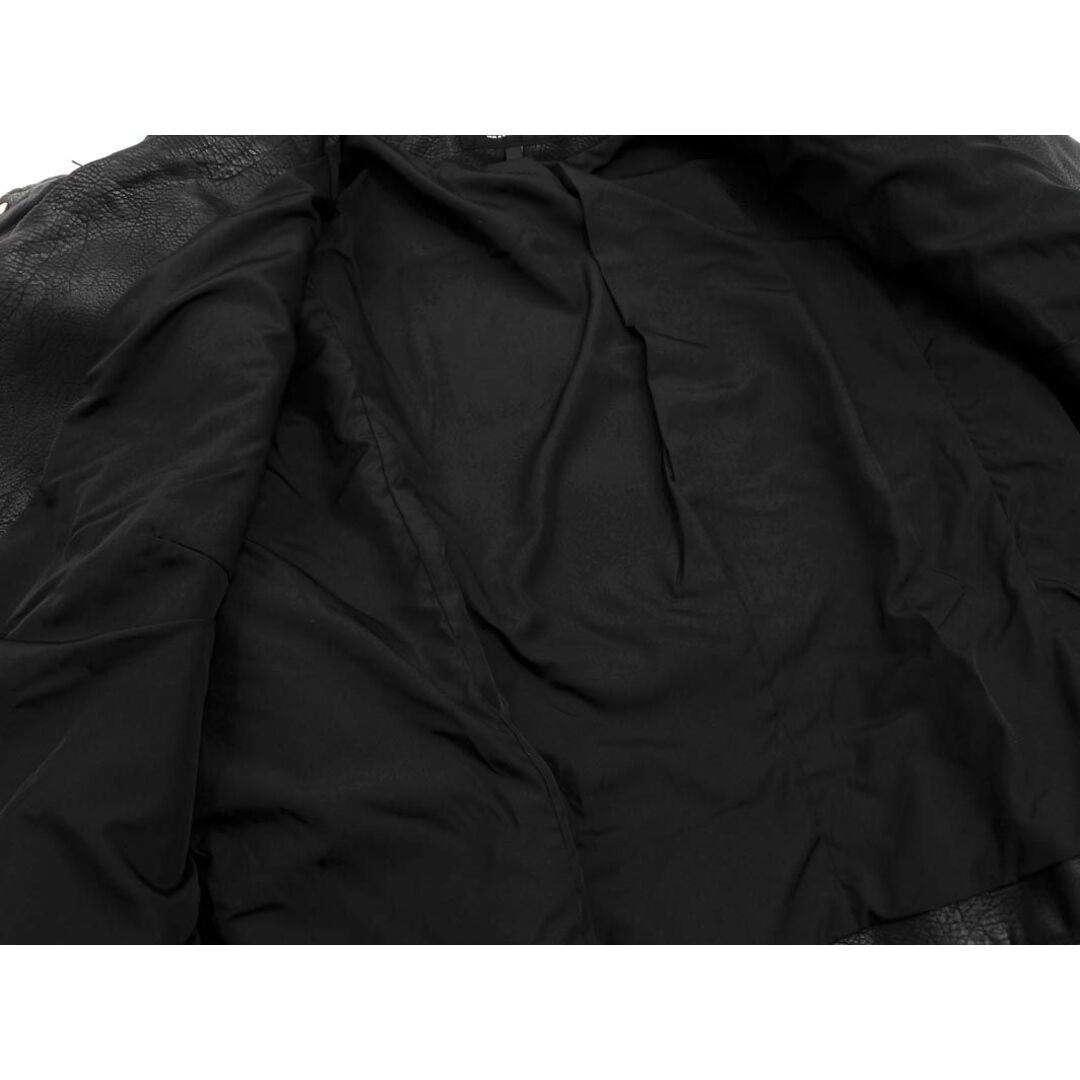 ZARA TRF ザラ トラファ フェイクレザー ライダース ジャケット sizeXL/黒 ◇■ レディース レディースのジャケット/アウター(ライダースジャケット)の商品写真