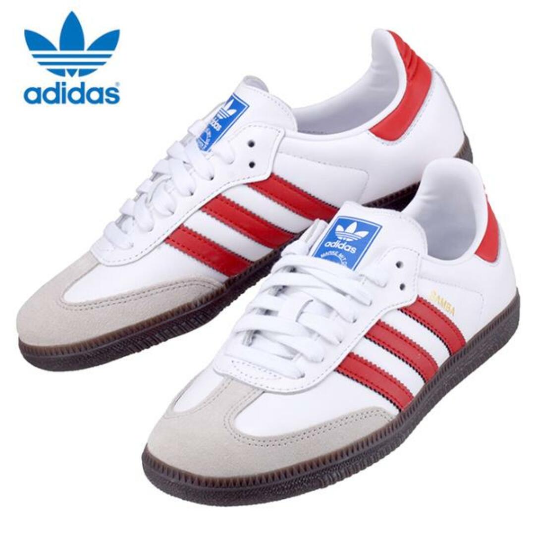 adidas(アディダス)のadidas アディダス SAMBA OG サンバ OG IG1025 メンズ スニーカー ホワイト 白 ホワイトレッド メンズの靴/シューズ(スニーカー)の商品写真