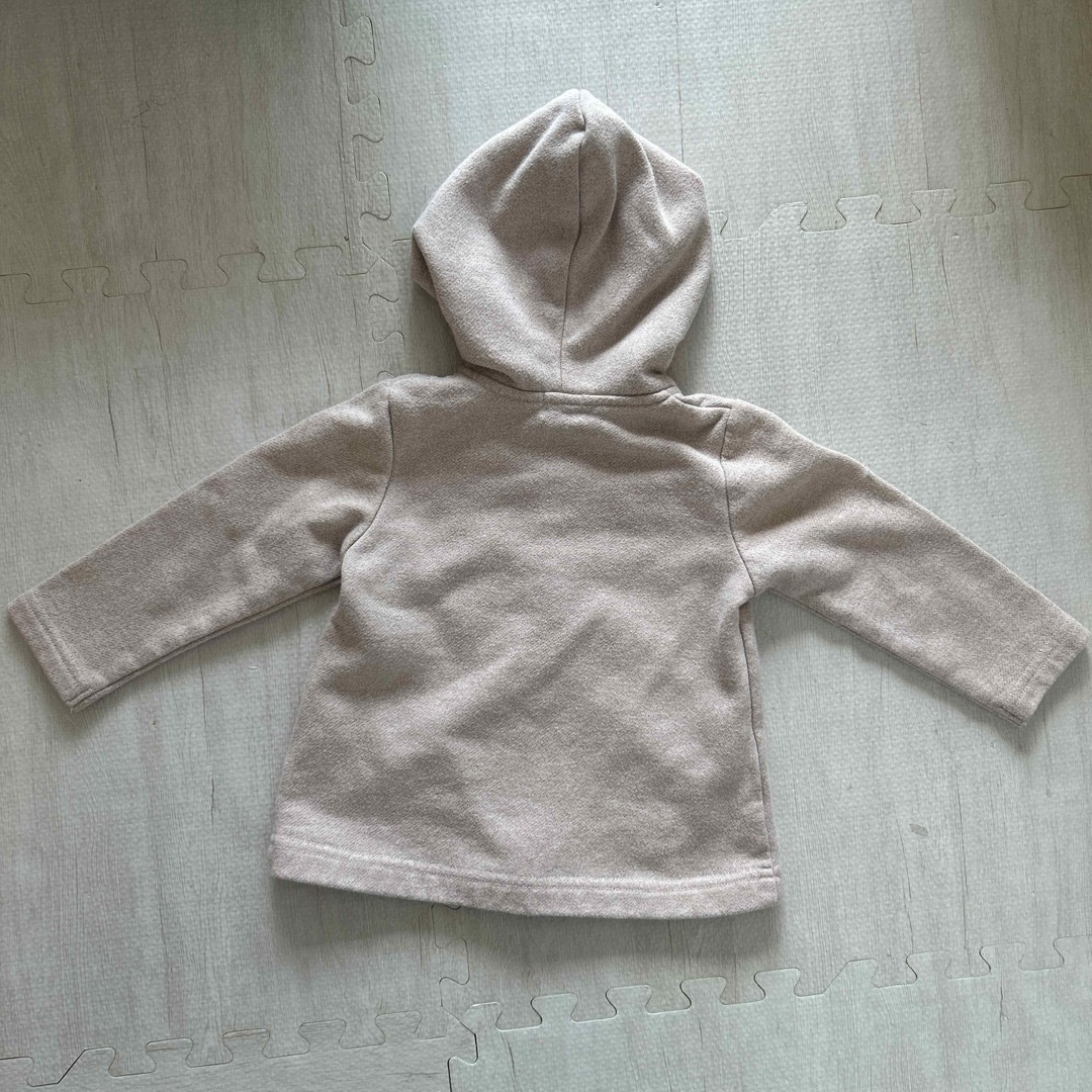 hakka baby(ハッカベビー)のhakka baby 90 パーカー キッズ/ベビー/マタニティのキッズ服女の子用(90cm~)(カーディガン)の商品写真