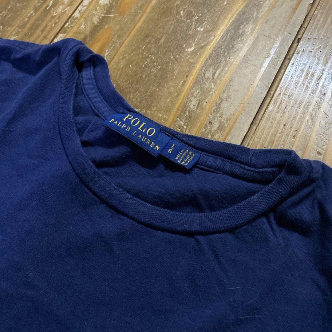 POLO（RALPH LAUREN）(ポロ)のポロ　Tシャツ　ネイビー レディースのトップス(Tシャツ(半袖/袖なし))の商品写真