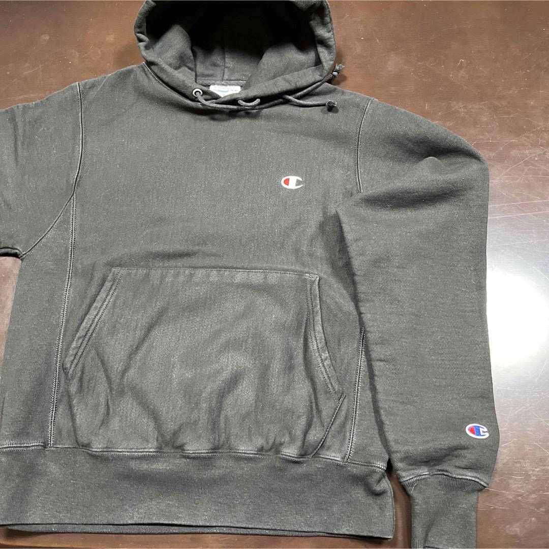 Champion(チャンピオン)のチャンピオン　リバースウィーブ　パーカ黒S メンズのトップス(パーカー)の商品写真