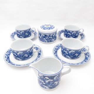 ノリタケ(Noritake)の美品 Noritake ノリタケ 日本の食器 トヨタ 40周年記念 1363 カップ＆ソーサー クリーマー シュガーポット 6点 茶器セット ST11S (グラス/カップ)