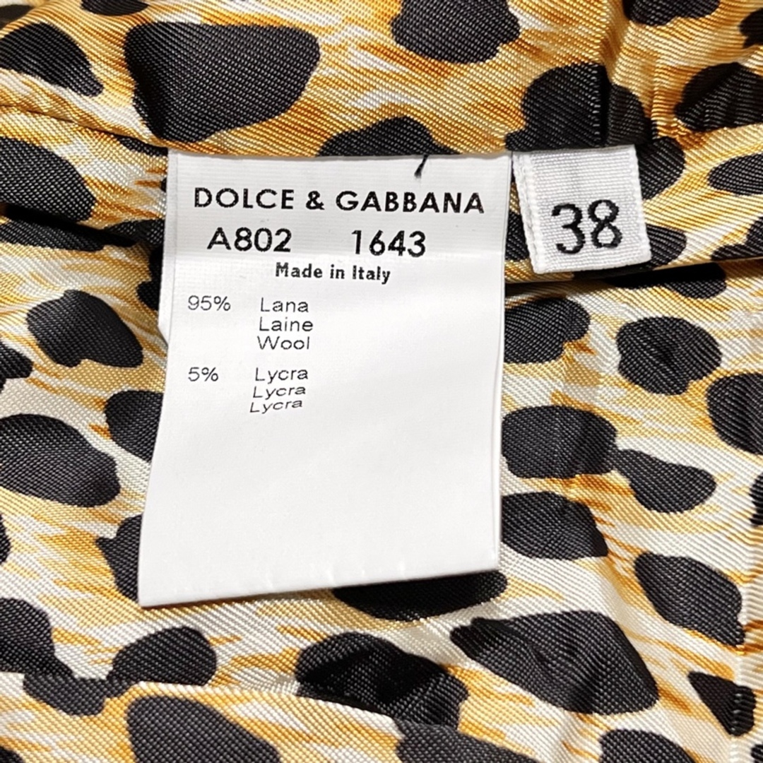 DOLCE&GABBANA(ドルチェアンドガッバーナ)のDOLCE & GABBANA ドルチェアンドガッバーナ ジャケット ブレザー size 38 ダークグレー レディース 卒業式 入学式 レディースのジャケット/アウター(テーラードジャケット)の商品写真