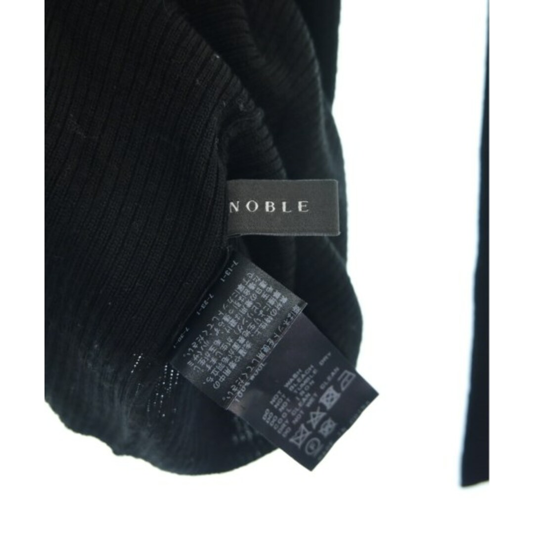 Noble(ノーブル)のNOBLE ノーブル ニット・セーター -(XS位) 黒 【古着】【中古】 レディースのトップス(ニット/セーター)の商品写真