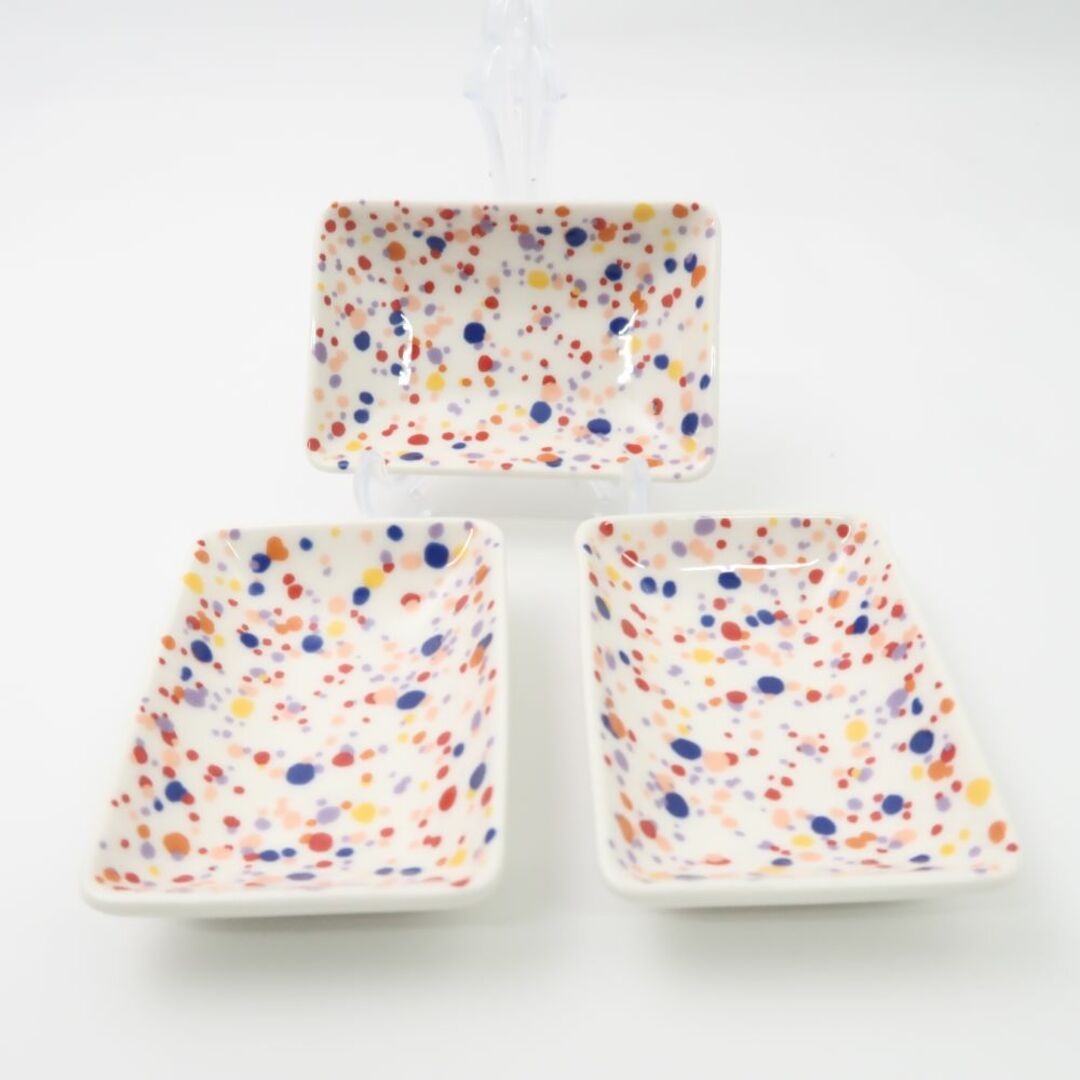 iittala(イッタラ)の美品 iittala イッタラ キュリアス マインド オブ オイバトイッカ 小皿 豆皿 3枚 角皿 ヘレ 北欧 フィンランド アメジスト SY8122B2  インテリア/住まい/日用品のキッチン/食器(食器)の商品写真