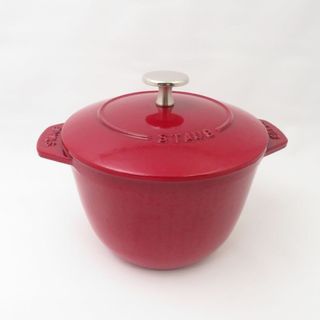 ストウブ(STAUB)の美品 STAUB ストウブ ラ・ココット de GOHAN 16 ラ ココット デ ゴハン Mサイズ 料理 調理 SY8128B2 (鍋/フライパン)