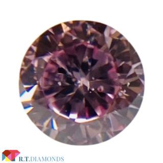 FANCY INTENSE PURPLISH PINK 0.051ct RD(その他)