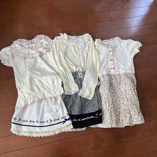 アクシーズファムキッズ(axes femme kids)のaxes femme kids 150 5点まとめ アクシーズファムキッズ(スカート)