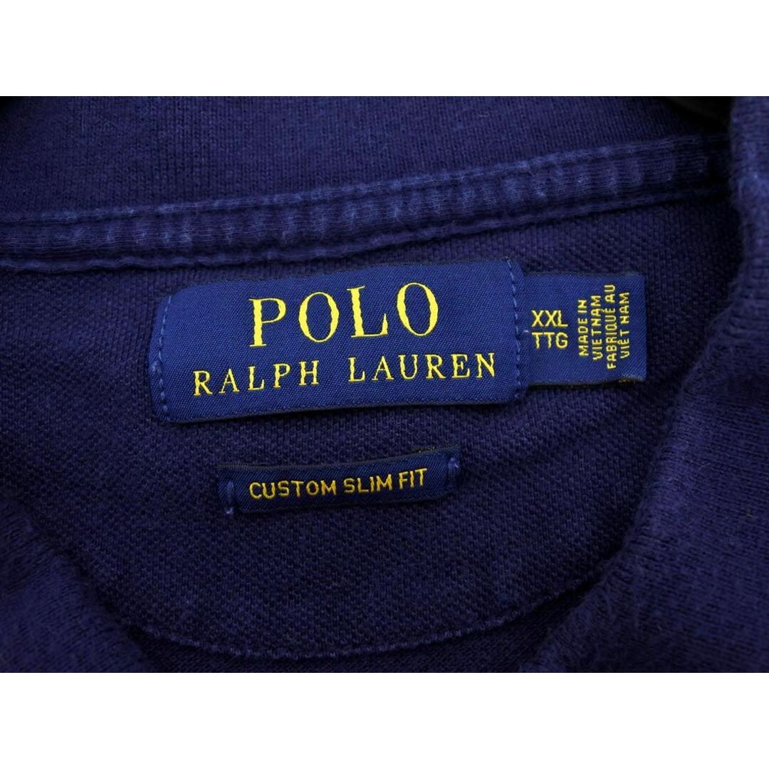 Ralph Lauren(ラルフローレン)のポロ ラルフローレン 大きいサイズ カノコ ポロシャツ sizeXXL/紺 ■◆ メンズ メンズのトップス(ポロシャツ)の商品写真