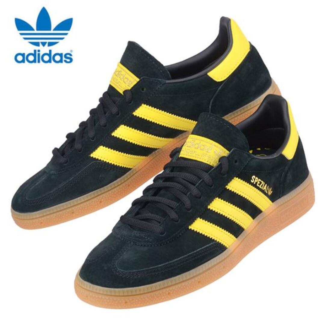 adidas(アディダス)のadidas アディダス HANDBALL SPEZIAL ハンドボール スペツィアル FX5676 メンズ ユニセックス スニーカー ブラック 黒 ブラックイエロー メンズの靴/シューズ(スニーカー)の商品写真