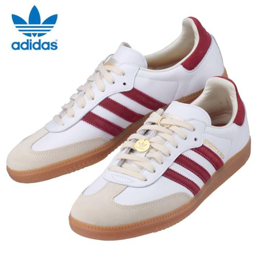 adidas(アディダス)のadidas アディダス SAMBA OG SPORTY ＆ RICH サンバ OG スポーティ アンド リッチ IF5660 メンズ スニーカー ホワイト 白 ホワイトバーガンディー メンズの靴/シューズ(スニーカー)の商品写真