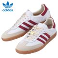 adidas アディダス SAMBA OG SPORTY ＆ RICH サンバ OG スポーティ アンド リッチ IF5660 メンズ スニーカー ホワイト 白 ホワイトバーガンディー