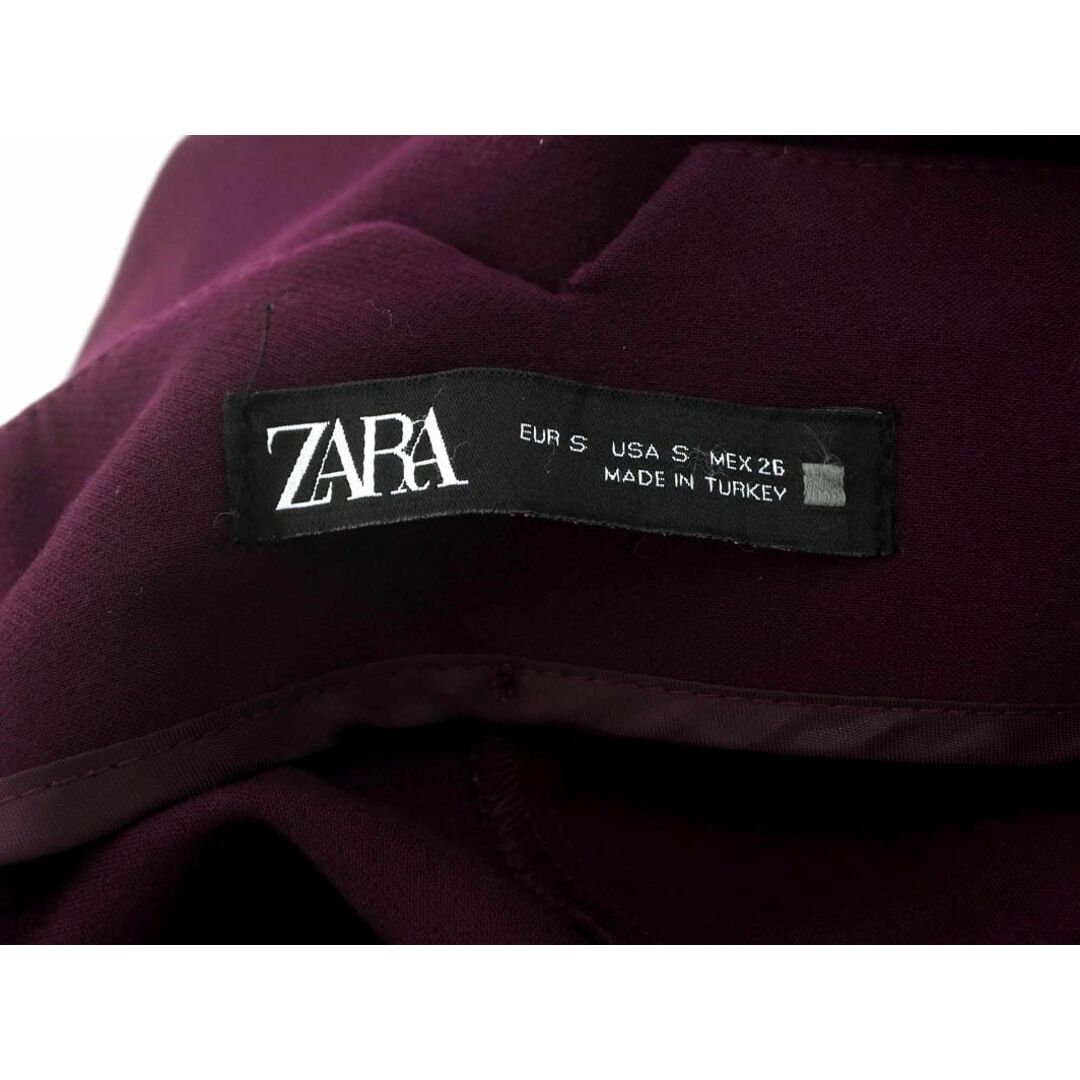 ZARA(ザラ)のZARA ザラ トラウザー パンツ sizeS/紫 ■■ レディース レディースのパンツ(その他)の商品写真