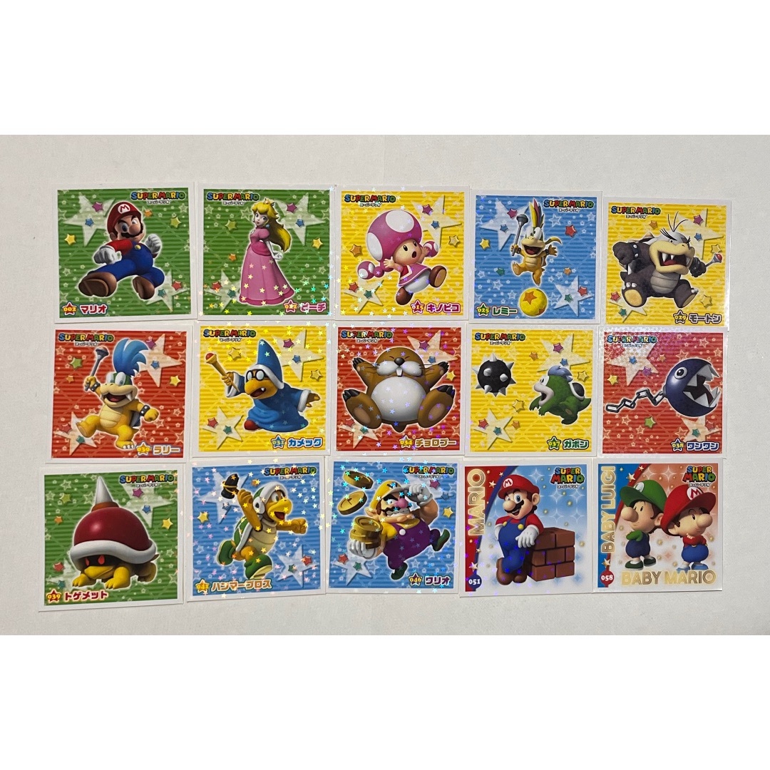 スーパーマリオブラザーズシールコレクション(バラ売り、セット売り可) スーパーマリオブラザーズシールコレクション(バラ売り、セット