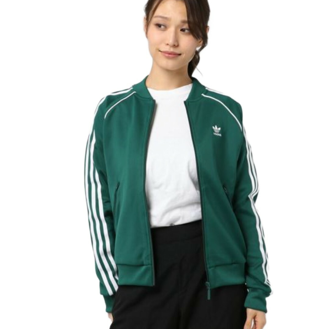 adidas(アディダス)のadidas★SST トラックジャケット★ジャージ★グリーン★M★レディース レディースのトップス(その他)の商品写真