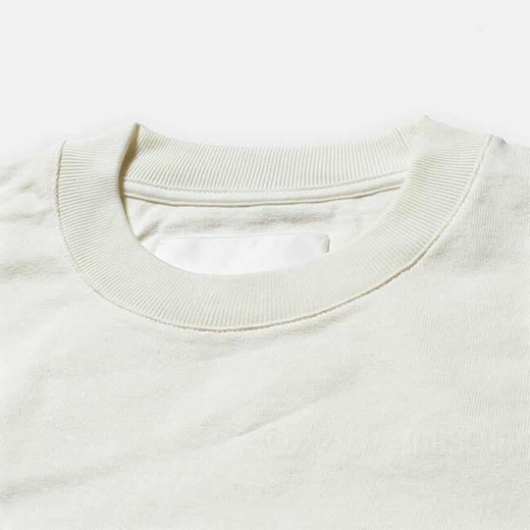 Jil Sander(ジルサンダー)の【新品未使用】 JIL SANDER ジルサンダー ロゴTシャツ メンズ ワイドシルエット コットンジャージー  半袖 J21GC0001J45148 【M/PORCELAIN】 メンズのトップス(Tシャツ/カットソー(半袖/袖なし))の商品写真