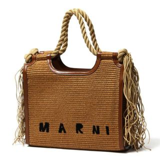 マルニ(Marni)の【新品未使用】 MARNI マルニ レディース トートバッグ ロープハンドル付き Marcel サマーバッグ BMMP0024U0P3860 【RAW SIENNA】(トートバッグ)