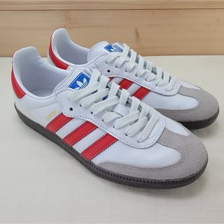 アディダス(adidas)のアディダス オリジナルス サンバ OG ホワイト/レッド 23.5㎝(スニーカー)