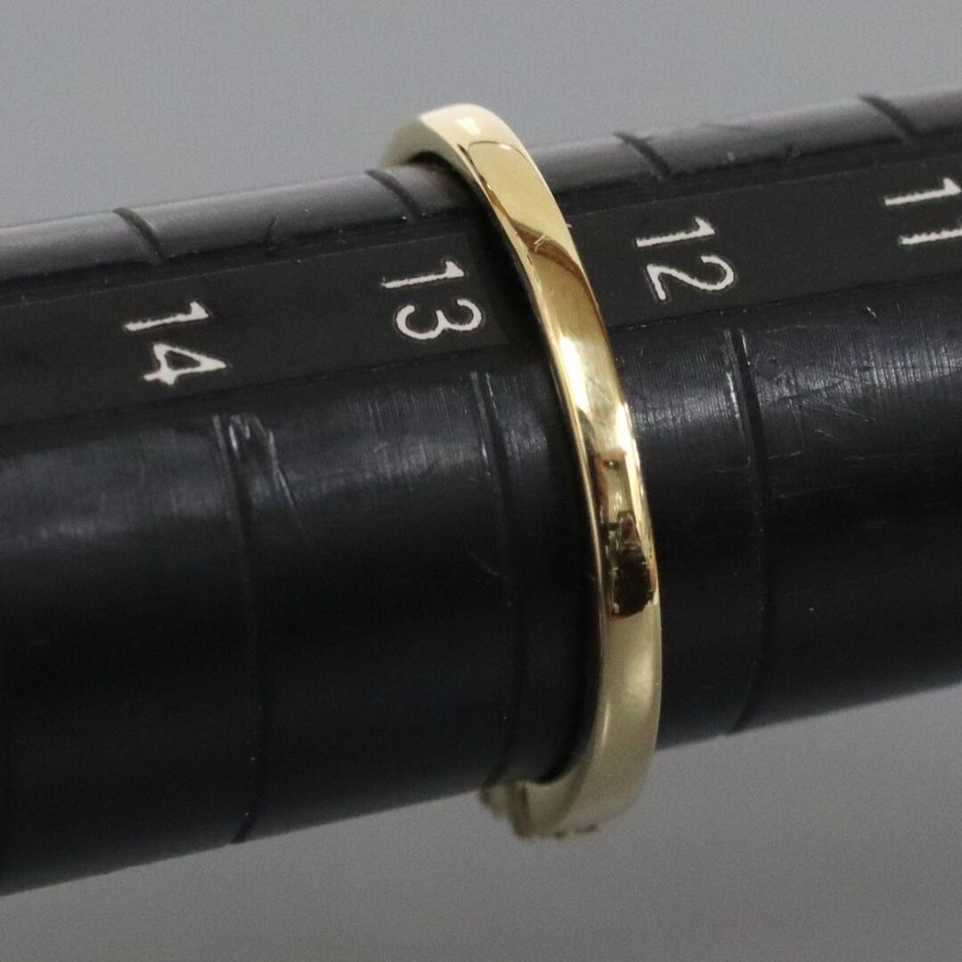 K18ダイヤモンドリング D0.28 D0.32 2.5g #12.5 レディースのアクセサリー(リング(指輪))の商品写真