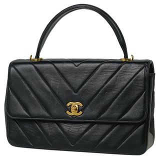 シャネル(CHANEL)の【在庫一掃】 シャネル Vステッチ ハンドバッグ レディース 【中古】(ハンドバッグ)