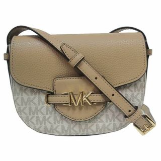 マイケルコース(Michael Kors)の【新品】マイケルコース バッグ ショルダーバッグ 35F3G6RC1B MICHAEL KORS MK シグネチャー リード スモール サドル クロスボディ ポシェット 斜め掛け アウトレット レディース(ショルダーバッグ)