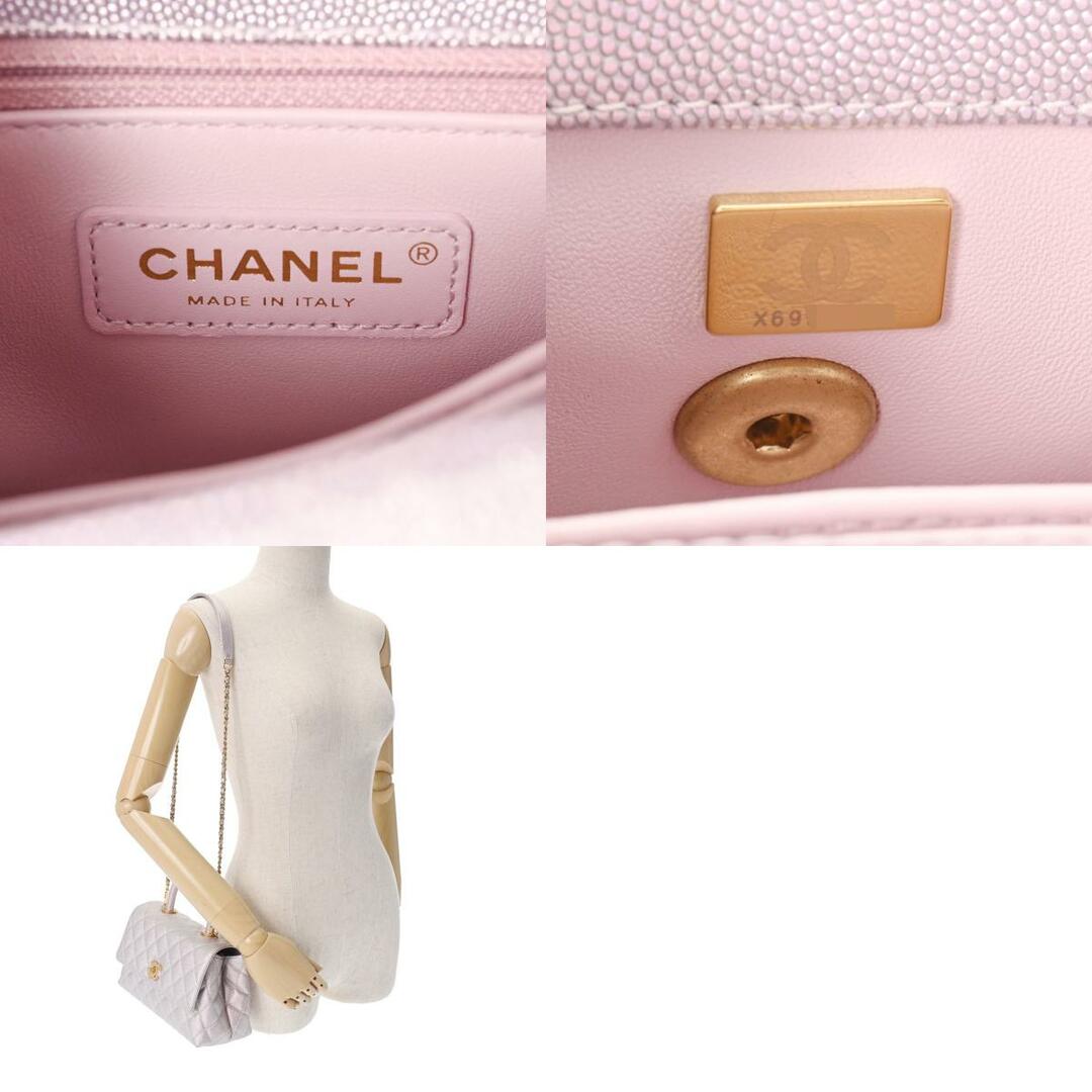 CHANEL(シャネル)のシャネル マトラッセ トップハンドル XS 2WAY ハンドバッグ オーロ レディースのバッグ(ハンドバッグ)の商品写真