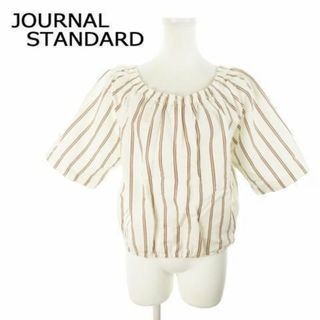 ジャーナルスタンダード(JOURNAL STANDARD)のジャーナルスタンダード 五分袖ブラウス 白 210519MN8A(シャツ/ブラウス(半袖/袖なし))