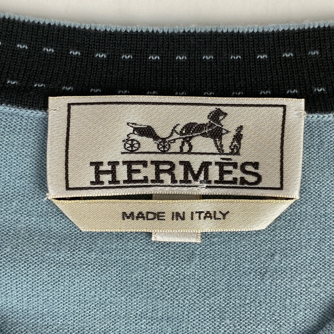 Hermes(エルメス)の【在庫一掃】 エルメス ラウンドネック 長袖 ニット メンズ S 【中古】 メンズのトップス(ニット/セーター)の商品写真