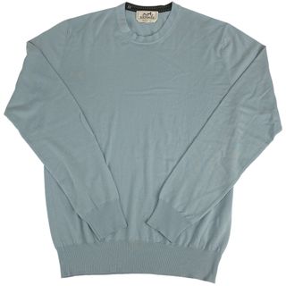 エルメス(Hermes)の【在庫一掃】 エルメス ラウンドネック 長袖 ニット メンズ S 【中古】(ニット/セーター)