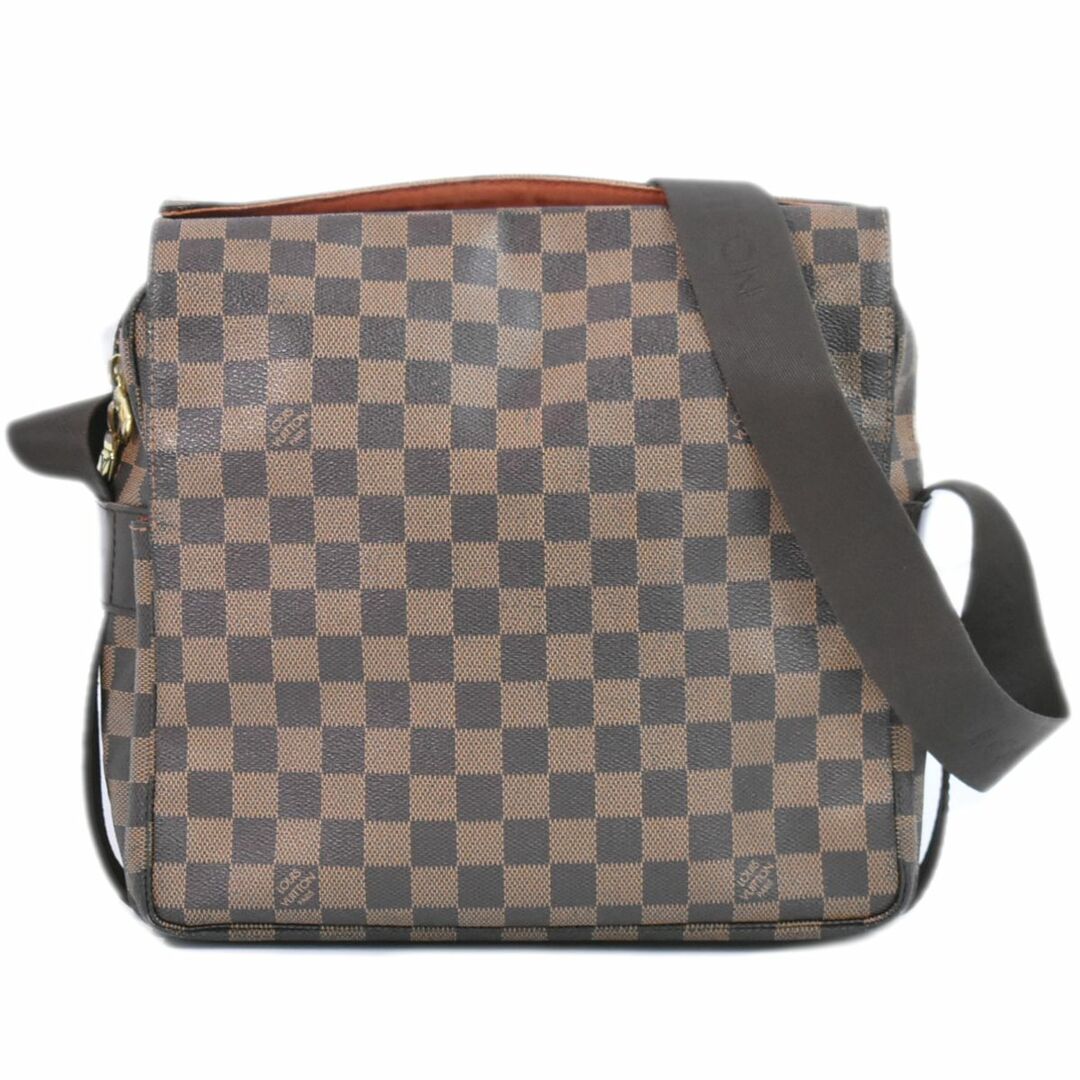 LOUIS VUITTON(ルイヴィトン)の本物 ルイヴィトン LOUIS VUITTON LV ナヴィグリオ ダミエ エベヌ ショルダーバッグ メッセンジャーバッグ ブラウン N45255 Naviglio ビトン バッグ 中古 メンズのバッグ(ショルダーバッグ)の商品写真