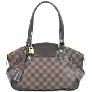 ルイヴィトン(LOUIS VUITTON)の本物 ルイヴィトン LOUIS VUITTON LV ヴェローナ PM ダミエ エベヌ トートバッグ ハンドバッグ ブラウン N41117 Verona ビトン バッグ 中古(トートバッグ)