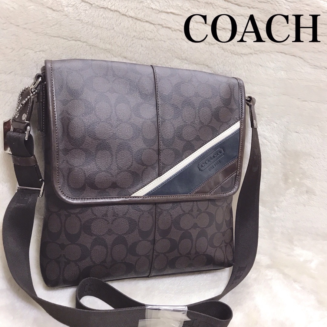 アウトレットオンライ 美品 COACHコーチ ショルダーバッグ