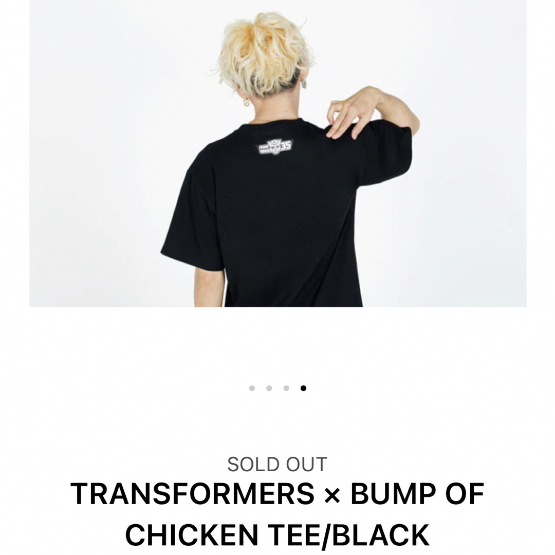 BUMP OF CHICKEN(バンプオブチキン)のTRANSFORMERS BUMP OF CHICKEN TEE BLACK  エンタメ/ホビーのタレントグッズ(ミュージシャン)の商品写真