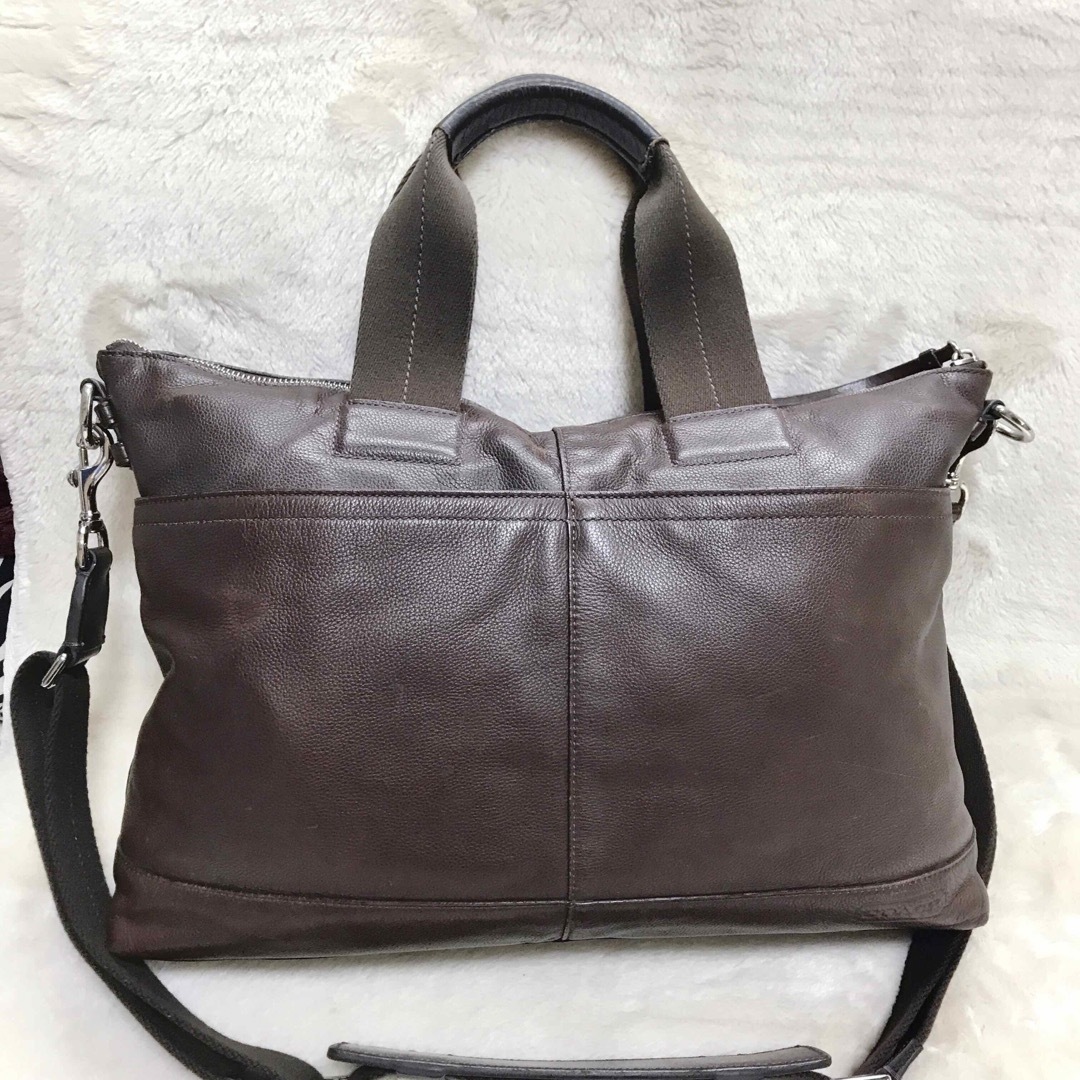 COACH - COACH レザー 2way トートバッグ ショルダーバッグ COACH - COACH レザー 2way トートバッグ ショルダーバッグ