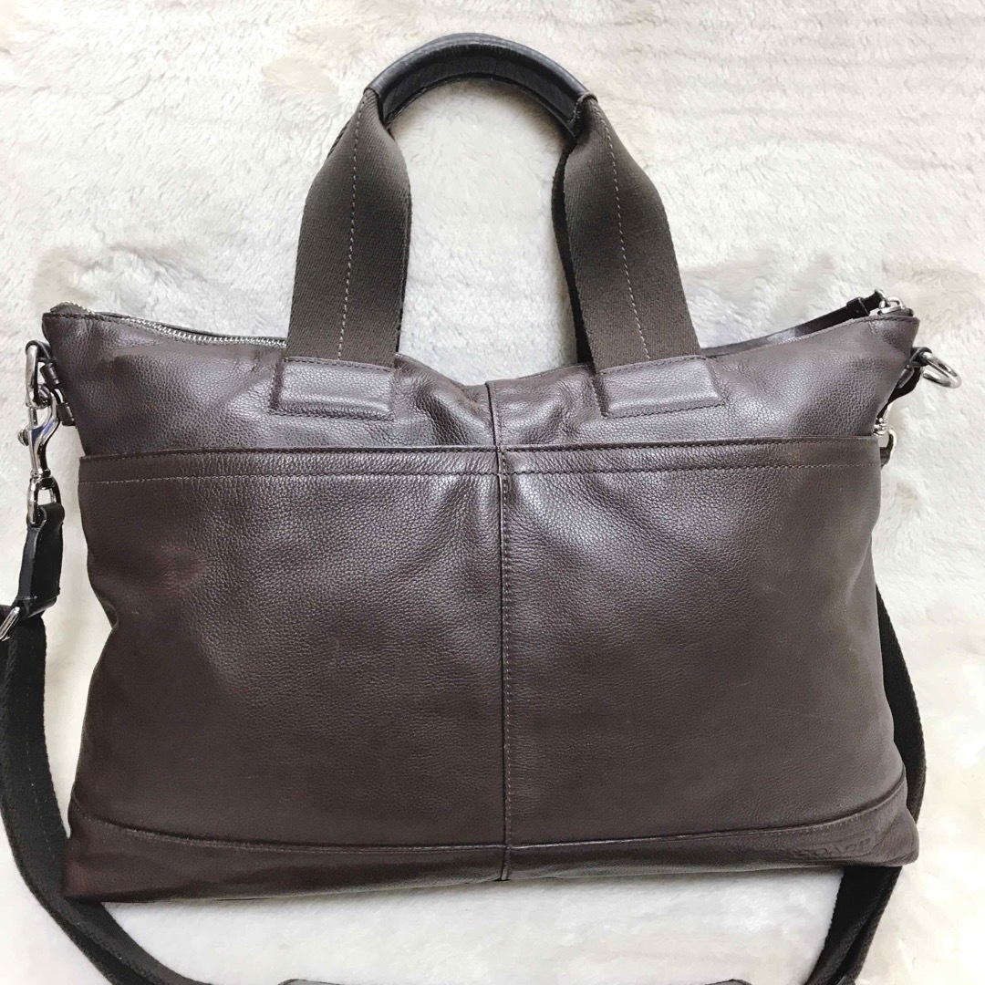 COACH - COACH レザー 2way トートバッグ ショルダーバッグ COACH - COACH レザー 2way トートバッグ ショルダーバッグ