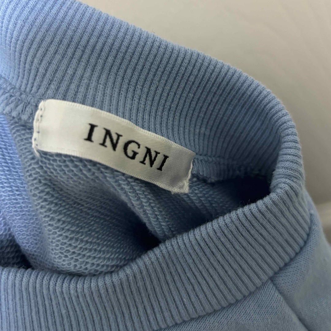 INGNI(イング)のINGNI チュニック スウェット肩開きベルト付チュニックトップス  レディースのトップス(チュニック)の商品写真