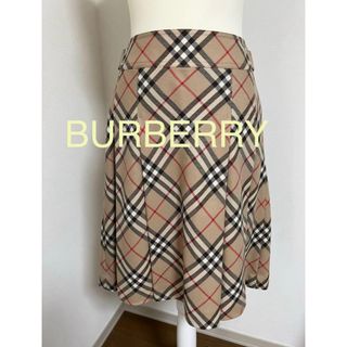 バーバリー(BURBERRY)のバーバリーロンドンノバチェックスカート(ひざ丈スカート)