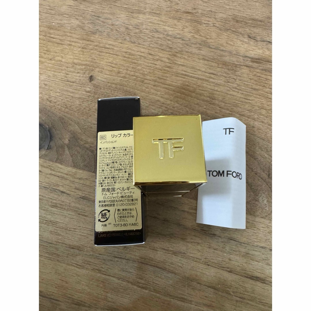 TOM FORD BEAUTY(トムフォードビューティ)のトムフォード リップカラー 80 インパッションド コスメ/美容のベースメイク/化粧品(口紅)の商品写真