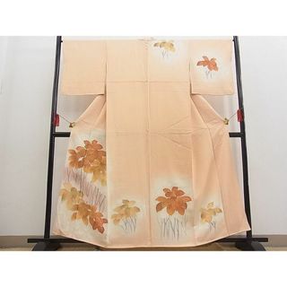 平和屋野田店■訪問着　刺繍　草木文　暈し染め　金彩　逸品　n-fw5206(着物)