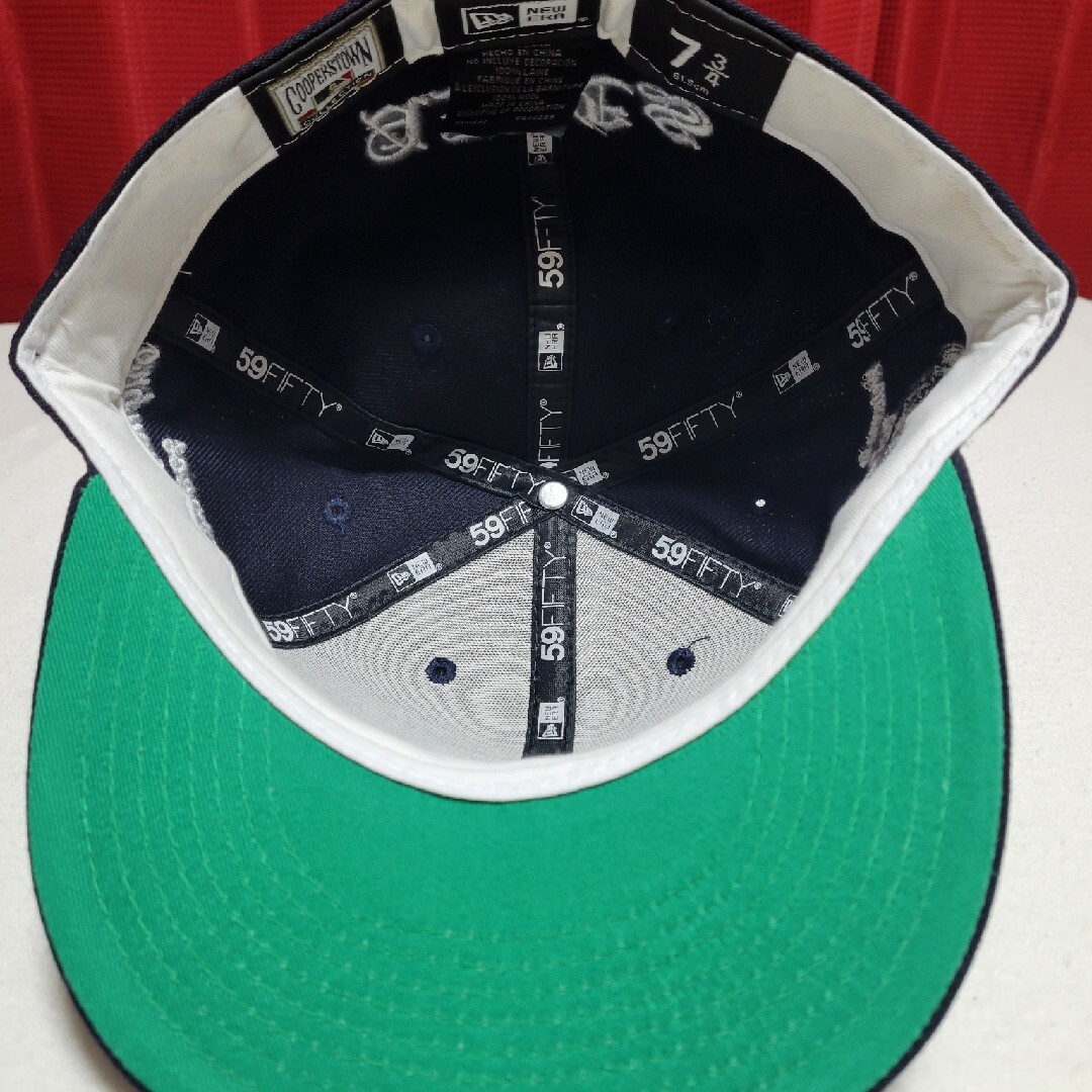 ニューエラ 59fifty 7 3/4 ヤンキース 崎山翼 カスタムキャップ