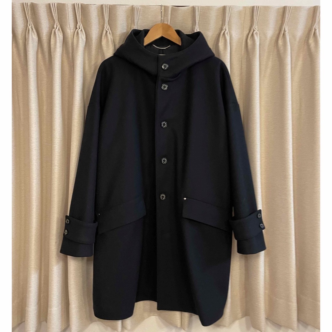 MACKINTOSH(マッキントッシュ)のマッキントッシュ ハンビー フード 36 ネイビー メンズのジャケット/アウター(モッズコート)の商品写真