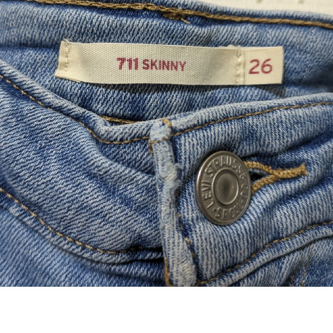 Levi's(リーバイス)のリーバイス Levi’s 711スキニーデニム　26インチ レディース レディースのパンツ(デニム/ジーンズ)の商品写真