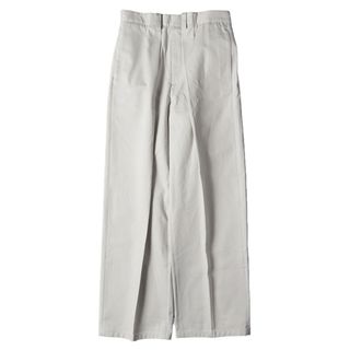 Jil Sander - 新品 JIL SANDER ジル・サンダー パンツ サイズ:44 23SS ベルト付き ワンタック ワイド チノ パンツ J22KA0104 J45137 バギー トラウザーズ リラックスフィット ライトグレー イタリア製 ボトムス ズボン【メンズ】